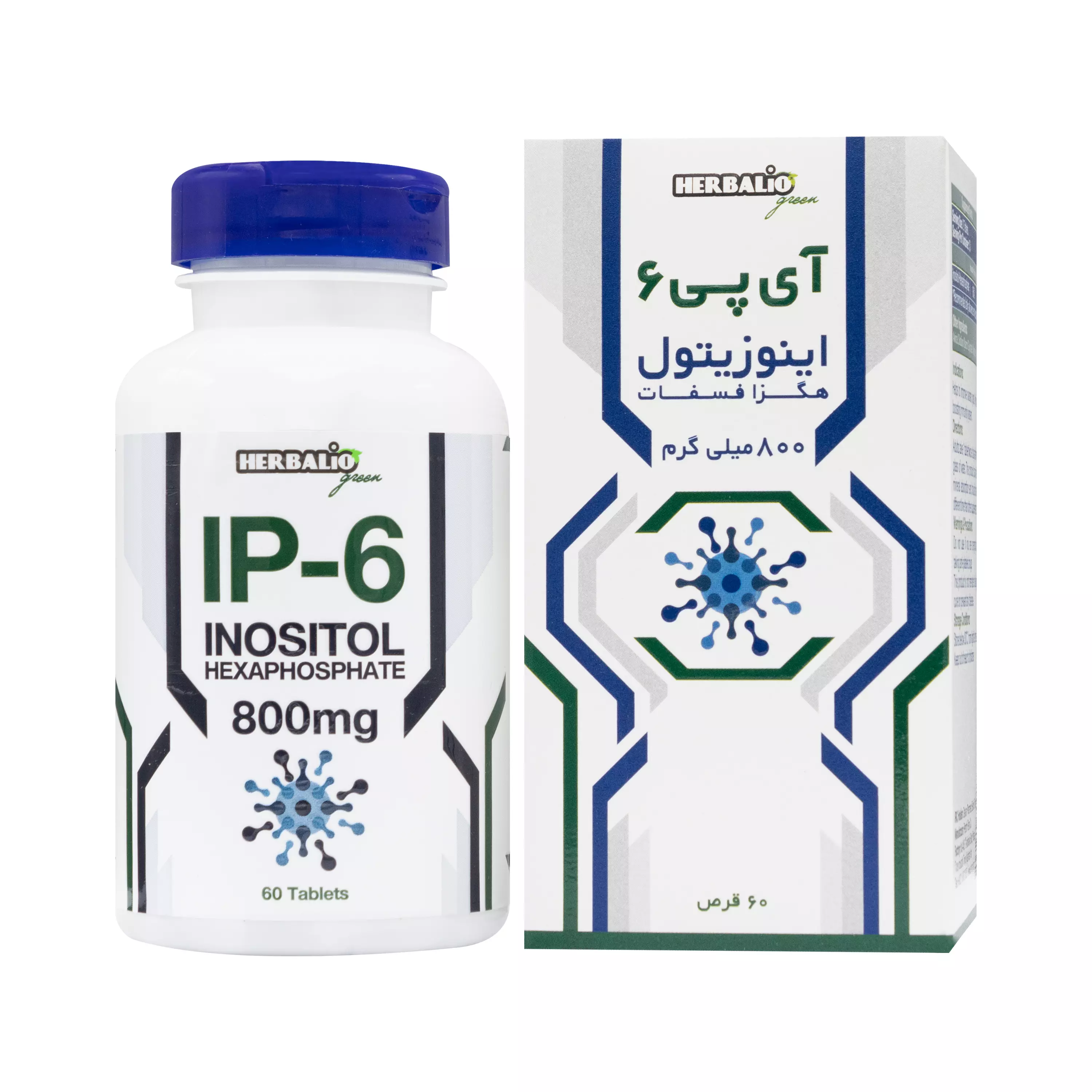 قرص آی پی 6 (اینوزیتول هگزا فسفات) هربالیو دایان فارمد